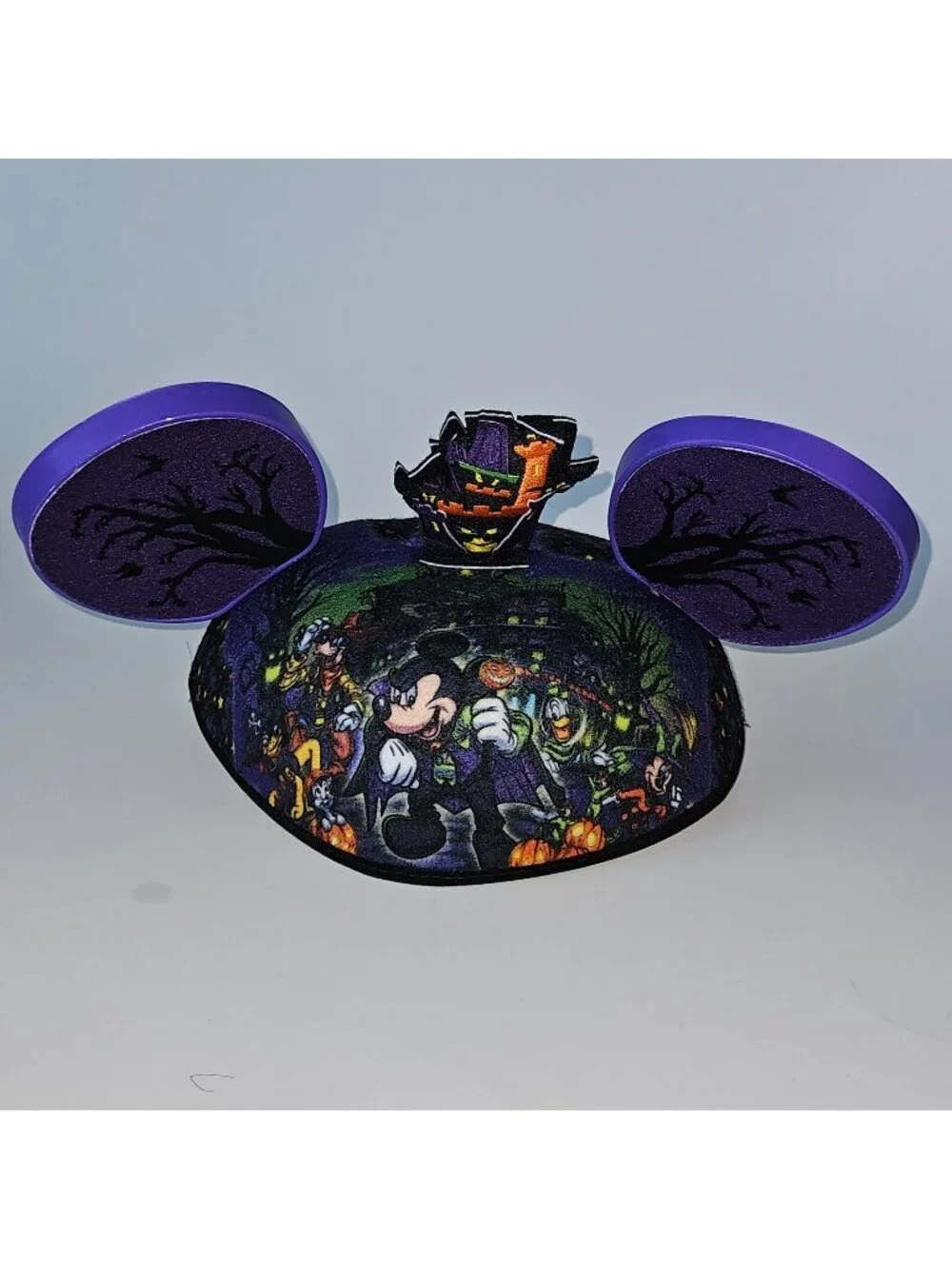Disney Parks Halloween Haunted Mansion House Vampire Mickey Ears Hat Goofy w/TAG